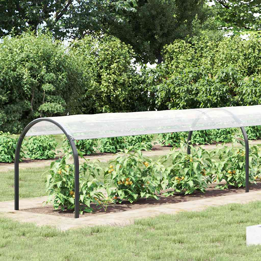 Vidaxl Tarpauline transparente avec anneaux de voile 1x8 m de polyéthylène