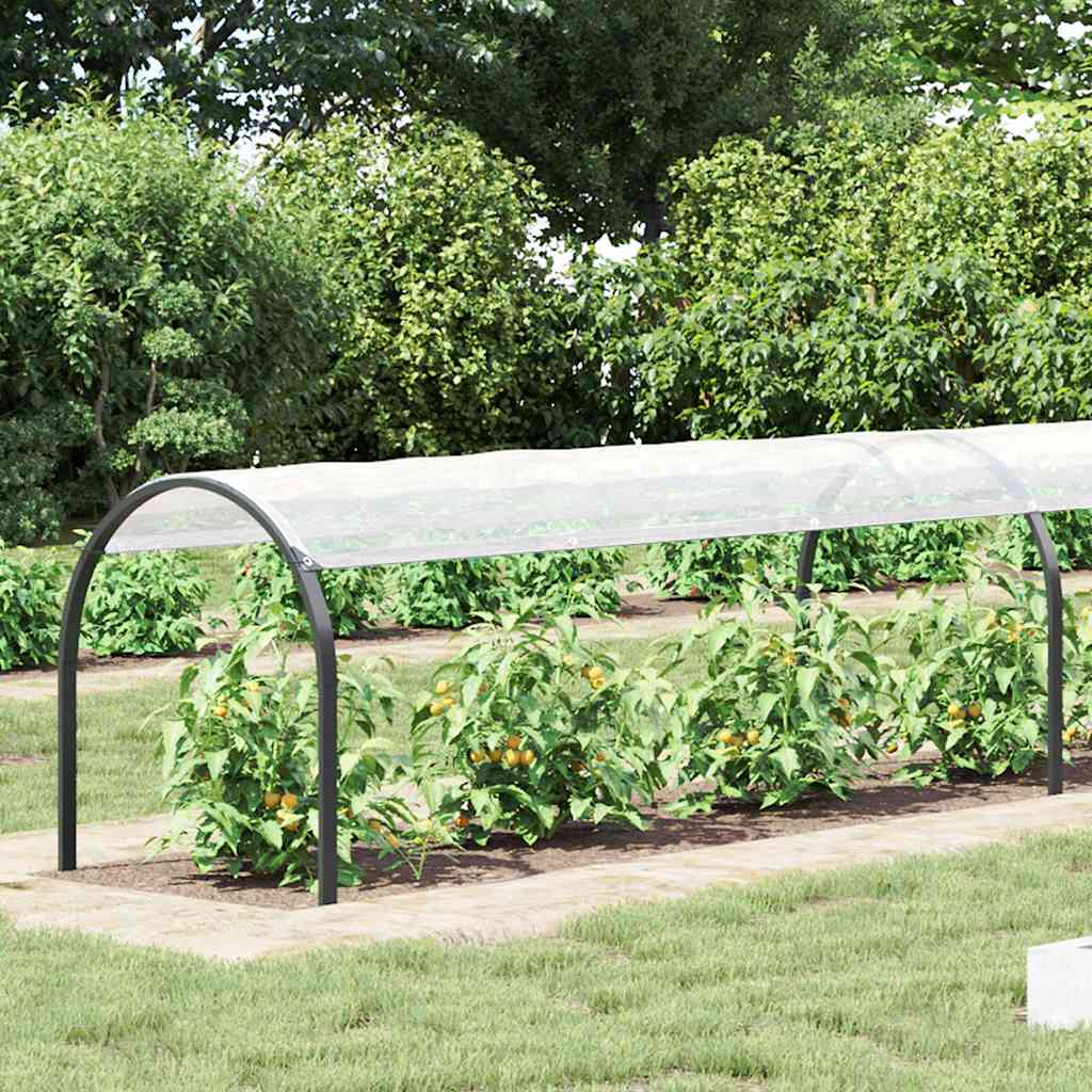 Vidaxl Tarpauline transparente avec anneaux de voile 1x10 m polyéthylène