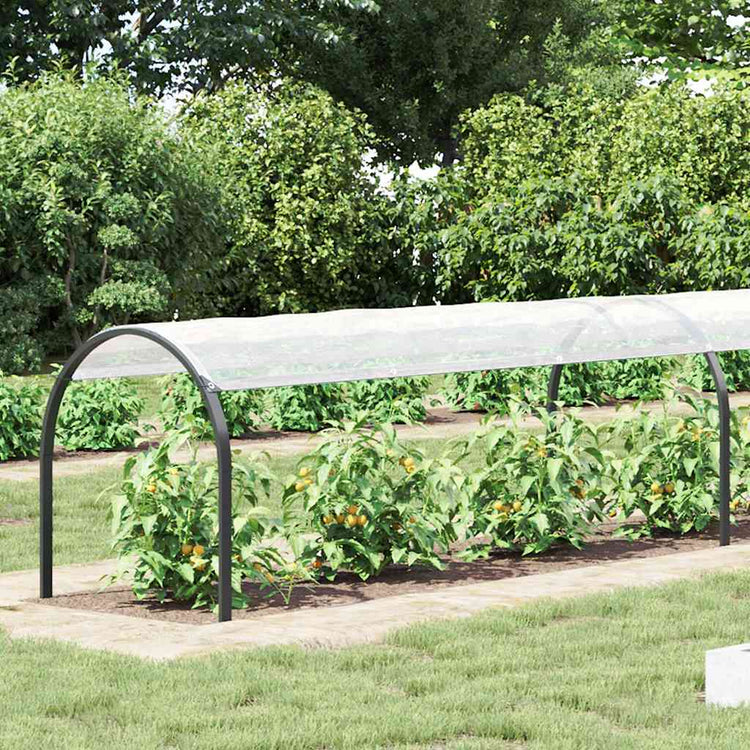 Vidaxl Tarpauline transparente avec des anneaux de voile 1x12 M en polyéthylène