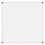 Vidaxl Tarpauline transparente avec anneaux de voile en polyéthylène 2x2 m - afbeelding 2