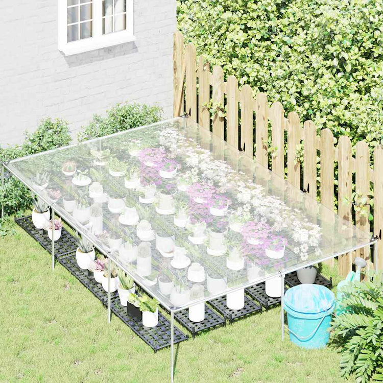 Vidaxl Tarpauline transparente avec anneaux de voile en polyéthylène 2x3 m