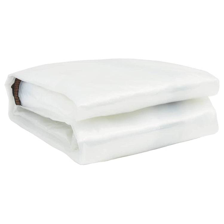 Vidaxl Tarpauline transparente avec des anneaux de voile 1x5 m de polyéthylène