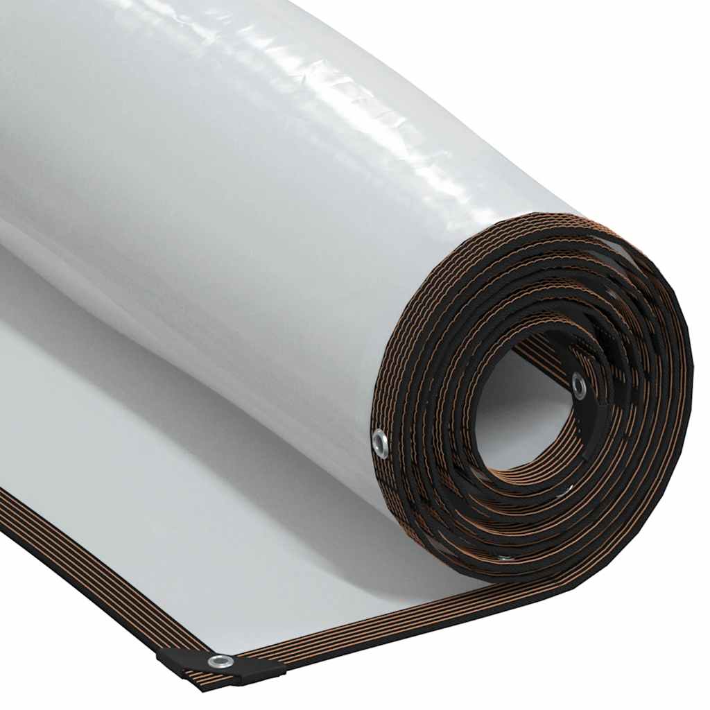 Vidaxl Tarpauline transparente avec des anneaux de voile 1x6 m polyéthylène