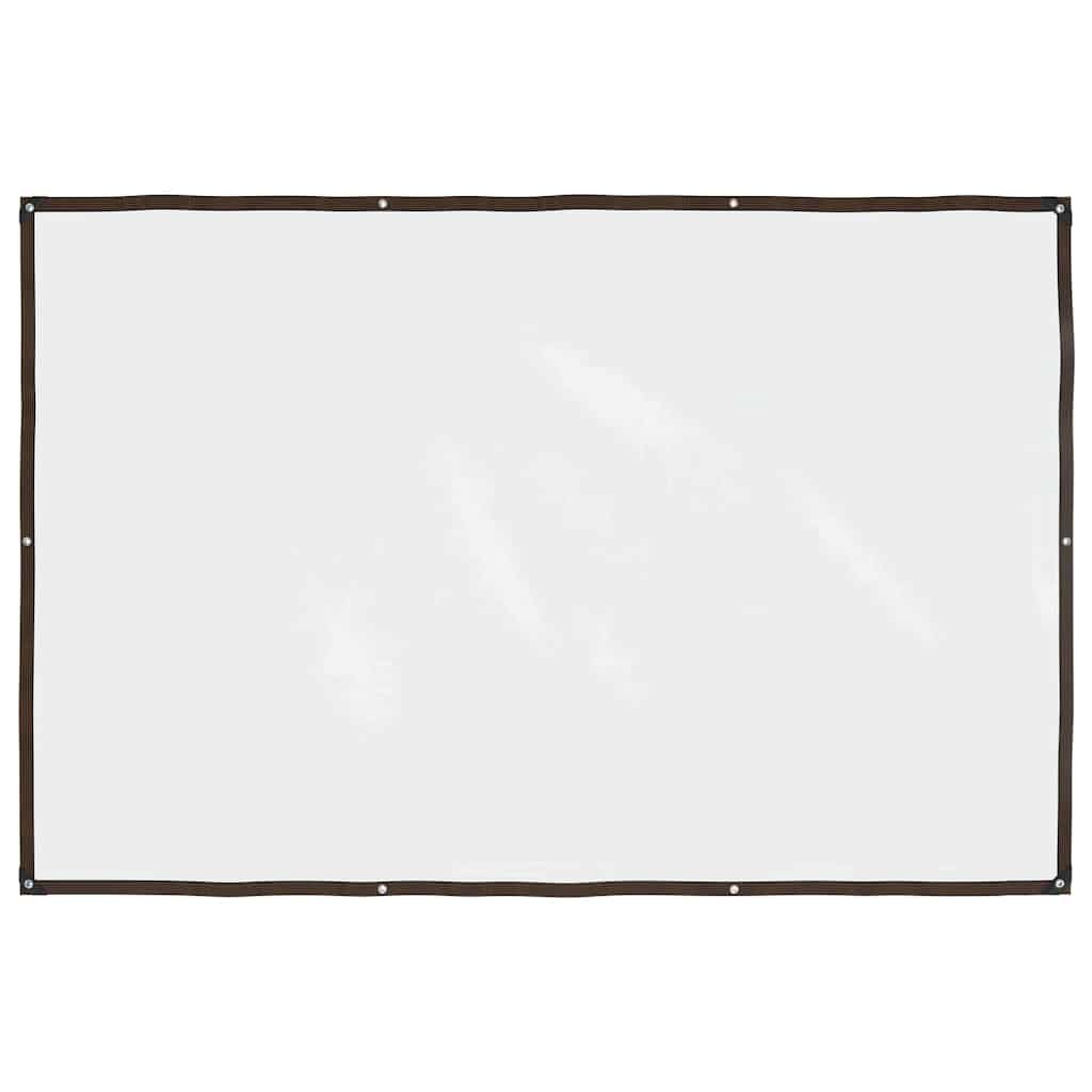 Vidaxl Tarpauline transparente avec anneaux de voile en polyéthylène 2x3 m