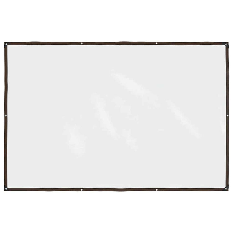 Vidaxl Tarpauline transparente avec anneaux de voile en polyéthylène 2x3 m