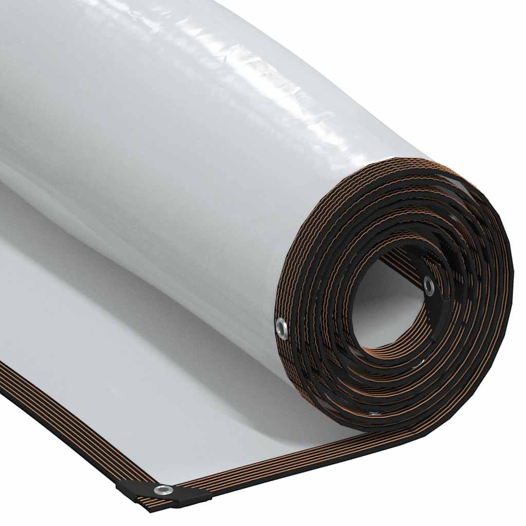 Vidaxl Tarpauline transparente avec anneaux de voile en polyéthylène 4x6 m