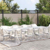 Vidaxl Tarpauline transparente avec anneaux de voile en polyéthylène 4x8 m