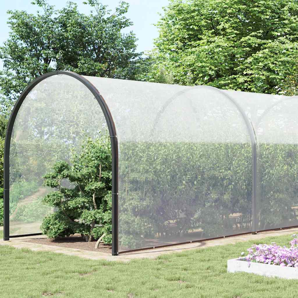 Vidaxl Tarpauline transparente avec anneaux de voile 10x10 m polyéthylène