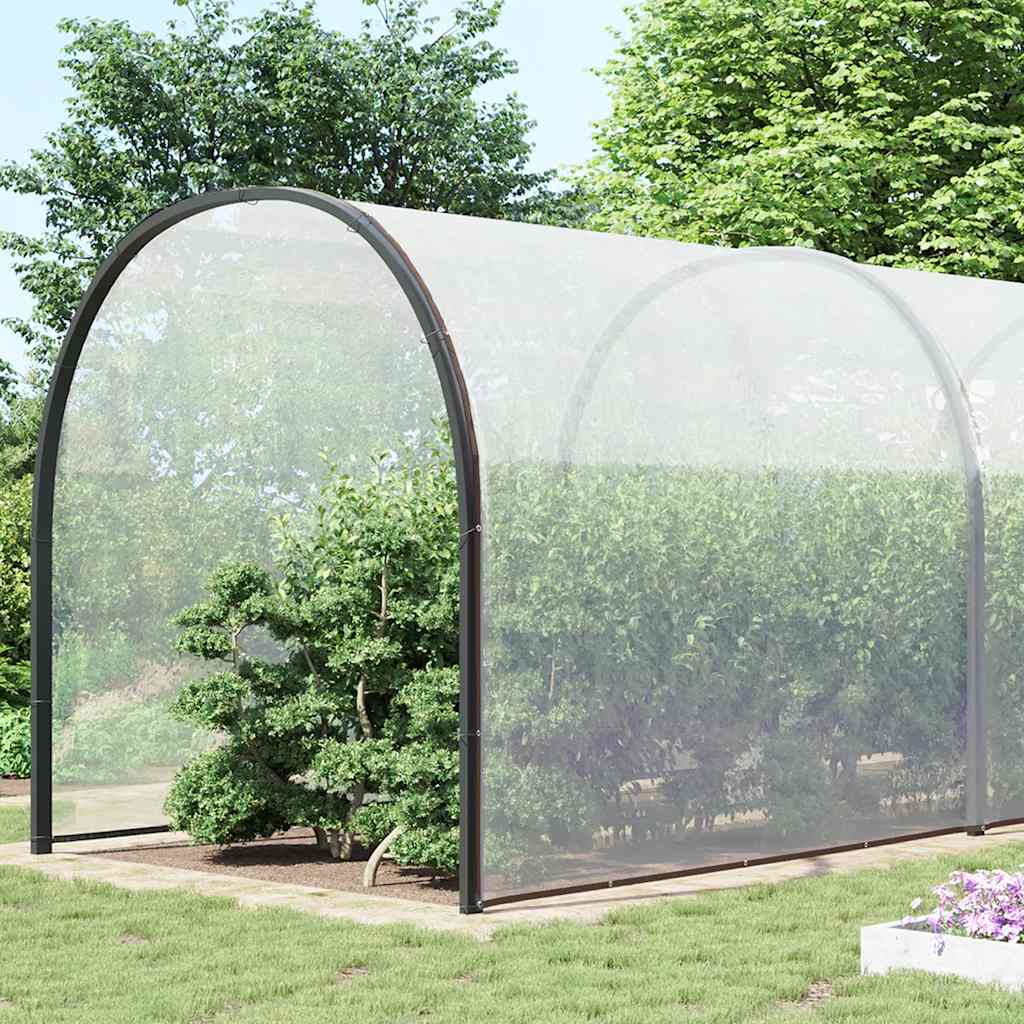 Vidaxl Tarpauline transparente avec anneaux de voile 10x12 m de polyéthylène