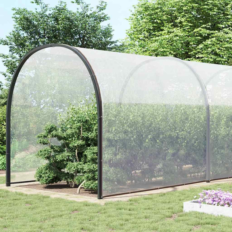 Vidaxl Tarpauline transparente avec anneaux de voile en polyéthylène 12x12 m