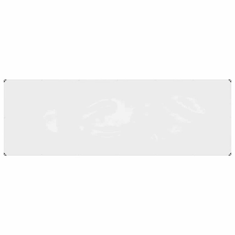 Vidaxl Tarpauline transparente avec anneaux de voile 1x3 m PVC