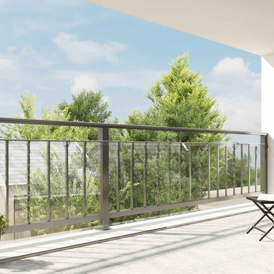 Vidaxl Tarpauline transparente avec anneaux de voile 1x10 m PVC
