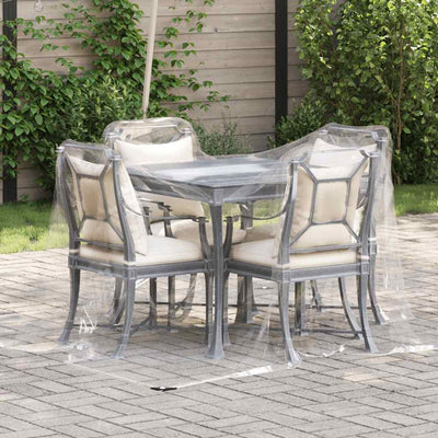 Vidaxl Tarpauline transparente avec anneaux de voile 2x3 m PVC