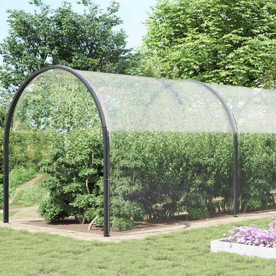 Vidaxl Tarpauline transparente avec anneaux de voile 6x12 m PVC
