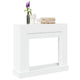 Vidaxx contour de cheminée 100x30x87,5 cm bois d'ingénierie blanc