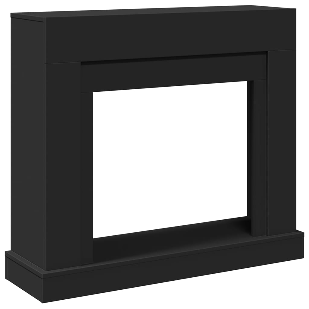 Vidaxx contour de cheminée 100x30x87,5 cm bois traité noir