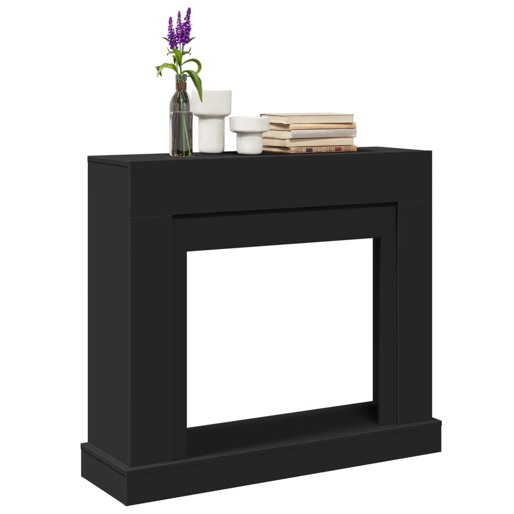 Vidaxx contour de cheminée 100x30x87,5 cm bois traité noir