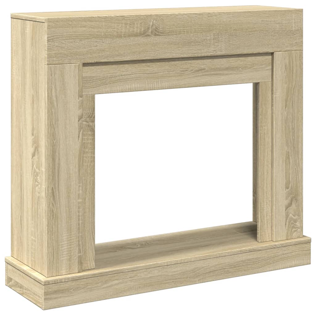 Habillage de cheminée Vidaxx 100x30x87,5 cm en dérivé du bois couleur chêne sonoma