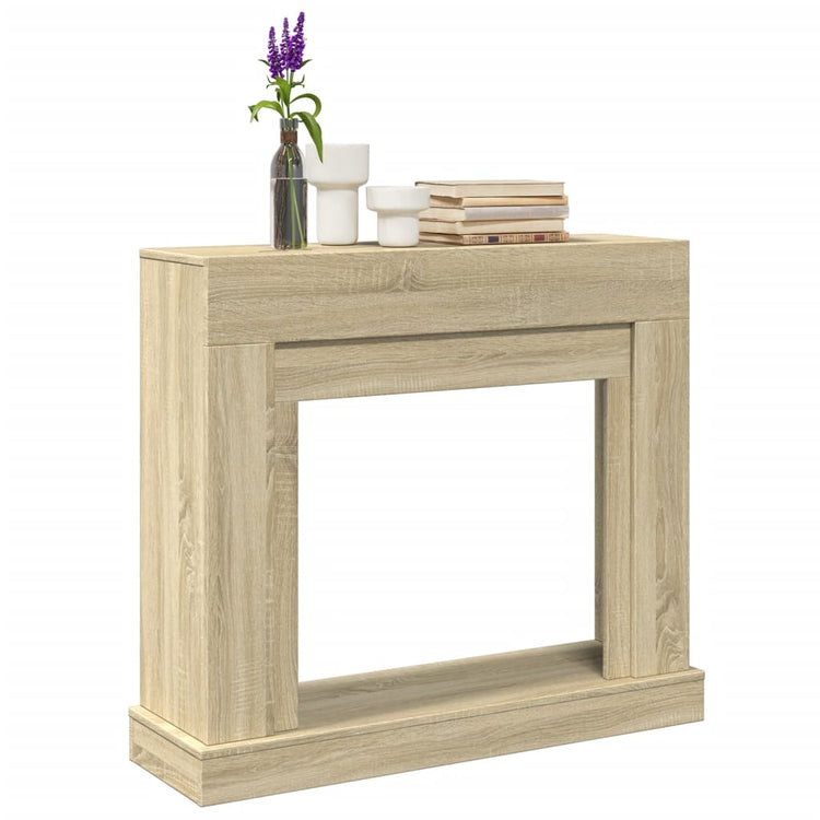 Habillage de cheminée Vidaxx 100x30x87,5 cm en dérivé du bois couleur chêne sonoma