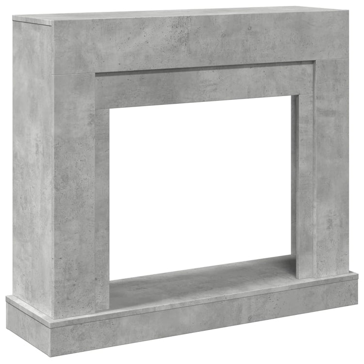 Vidaxx contour de cheminée 100x30x87,5 cm bois d'ingénierie béton gris