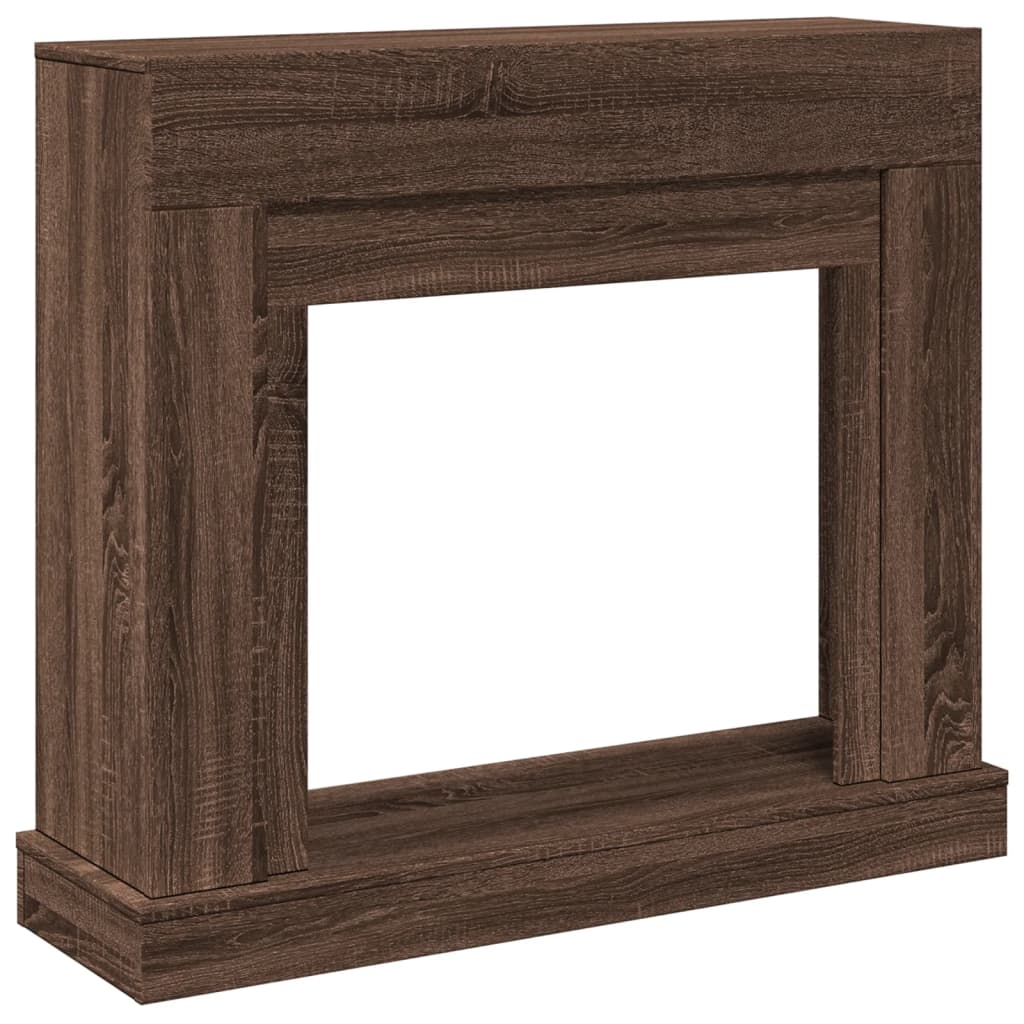 Habillage de cheminée Vidaxx 100x30x87,5 cm dérivé du bois chêne brun
