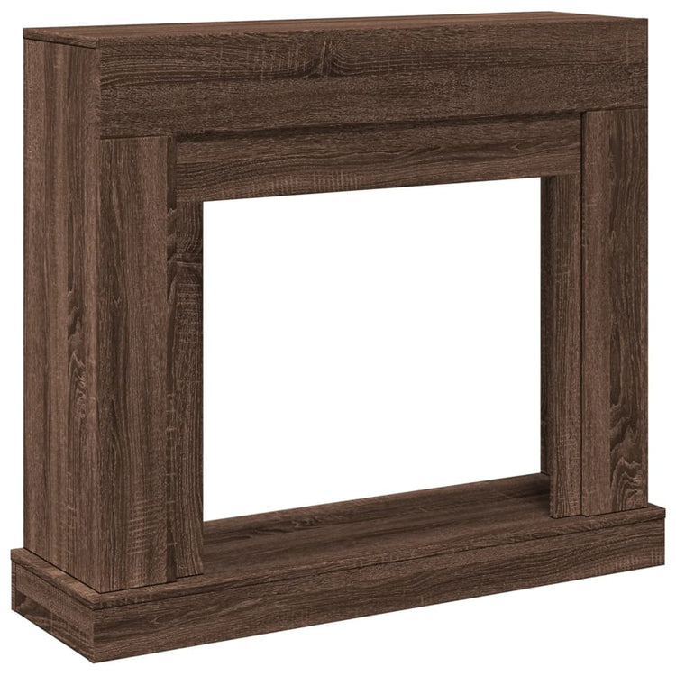 Habillage de cheminée Vidaxx 100x30x87,5 cm dérivé du bois chêne brun