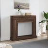 Habillage de cheminée Vidaxx 100x30x87,5 cm dérivé du bois chêne brun