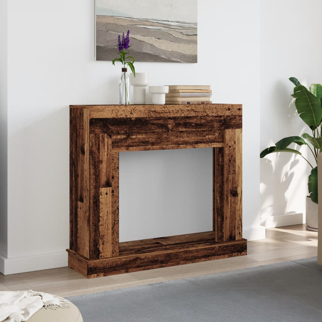 Habillage de cheminée Vidaxx 100x30x87,5 cm bois traité, couleur bois ancien