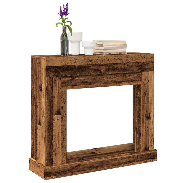 Habillage de cheminée Vidaxx 100x30x87,5 cm bois traité, couleur bois ancien