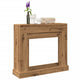 Cadre de cheminée Vidaxxl 100x30x87,5 cm en bois travaillé, couleur chêne artisanal