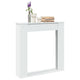 Vidaxx contour de cheminée 100x20x100 cm bois d'ingénierie blanc