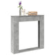 Vidaxx contour de cheminée 100x20x100 cm dérivé du bois béton gris