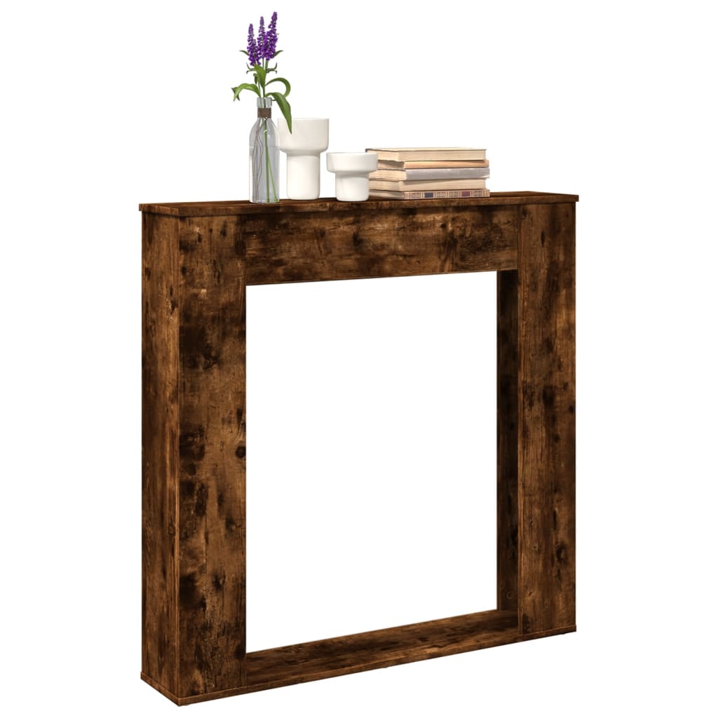 Habillage de cheminée Vidaxx 100x20x100 cm bois traité, chêne fumé