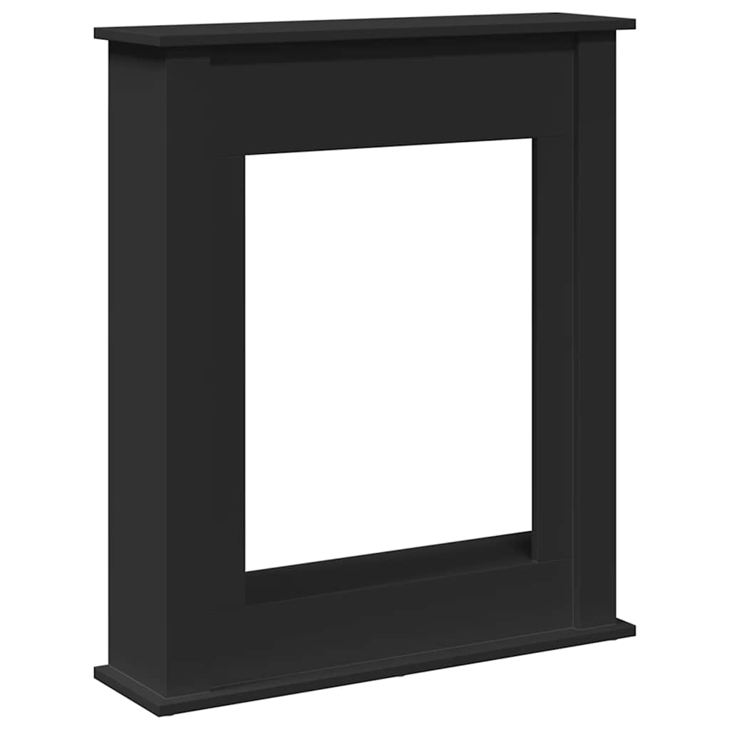 Vidaxx contour de cheminée 75x20x87,5 cm bois traité noir