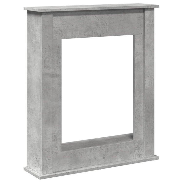 Vidaxx contour de cheminée 75x20x87,5 cm dérivé du bois béton gris