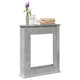 Vidaxx contour de cheminée 75x20x87,5 cm dérivé du bois béton gris