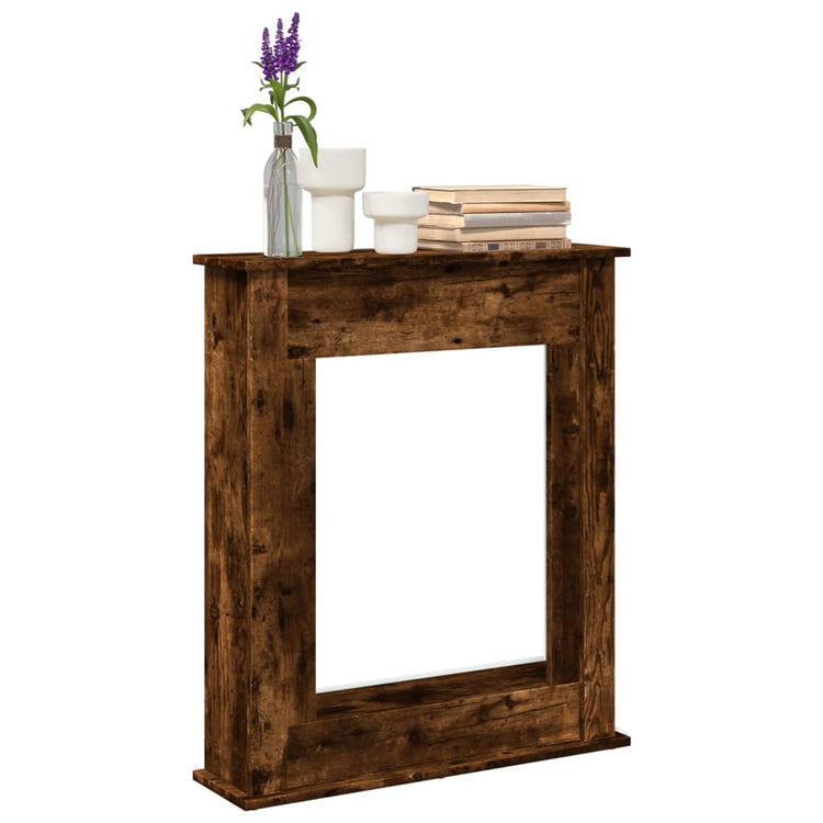 Habillage de cheminée Vidaxx 75x20x87,5 cm bois traité, chêne fumé