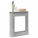 Vidaxx contour de cheminée 75x20x87,5 cm bois d'ingénierie couleur chêne sonoma gris