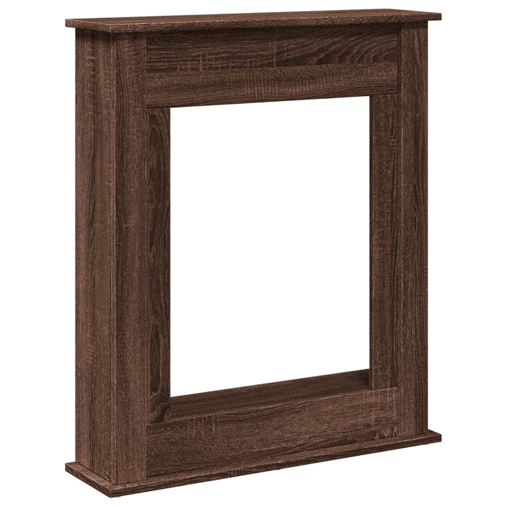 Habillage de cheminée Vidaxx 75x20x87,5 cm dérivé du bois chêne brun