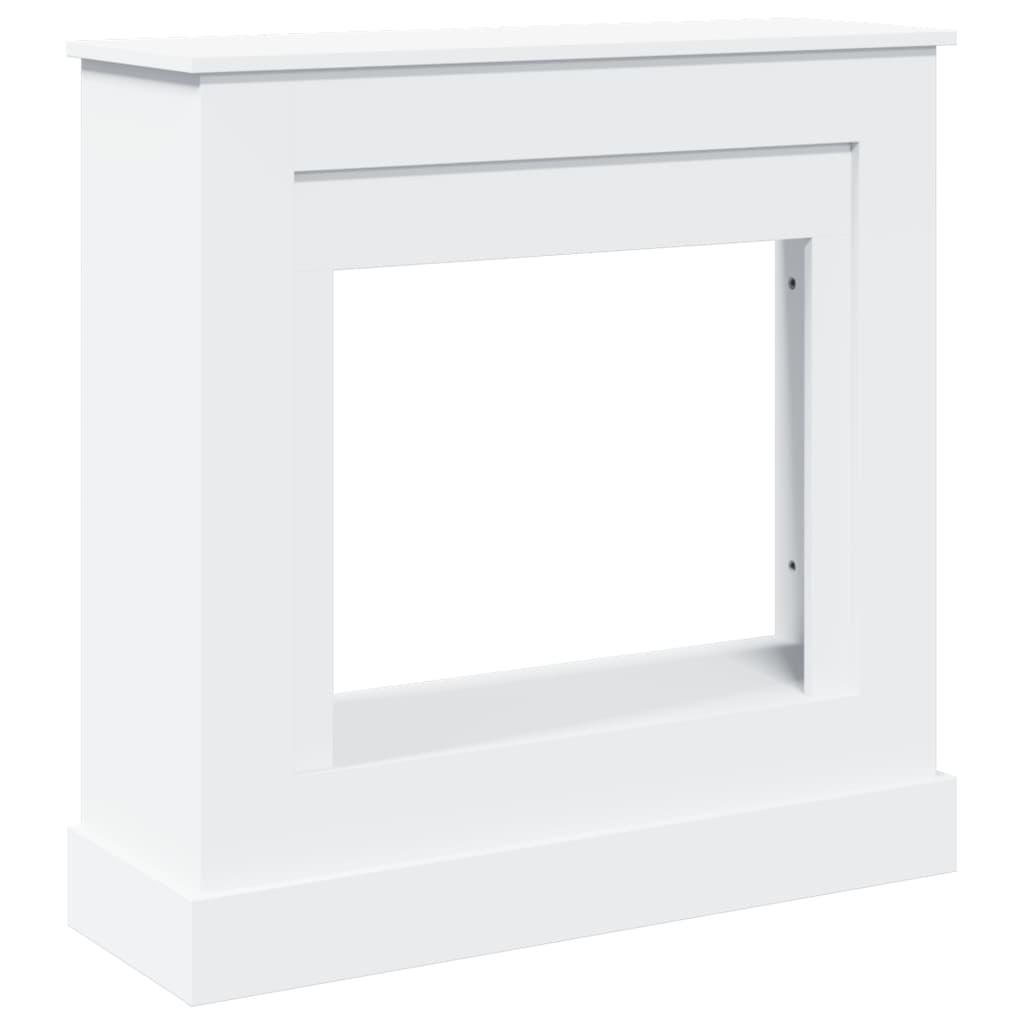 Vidaxx contour de cheminée 90x30x90 cm en dérivé du bois blanc