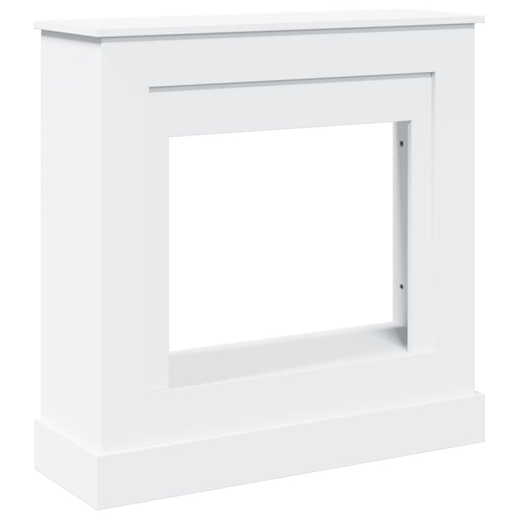 Vidaxx contour de cheminée 90x30x90 cm en dérivé du bois blanc