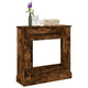 Habillage de cheminée Vidaxx 90x30x90 cm bois traité, chêne fumé