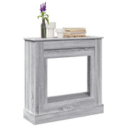 Vidaxx contour de cheminée 90x30x90 cm bois d'ingénierie couleur chêne sonoma gris - afbeelding 1