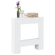 Vidaxx contour de cheminée 81x18x82 cm bois d'ingénierie blanc