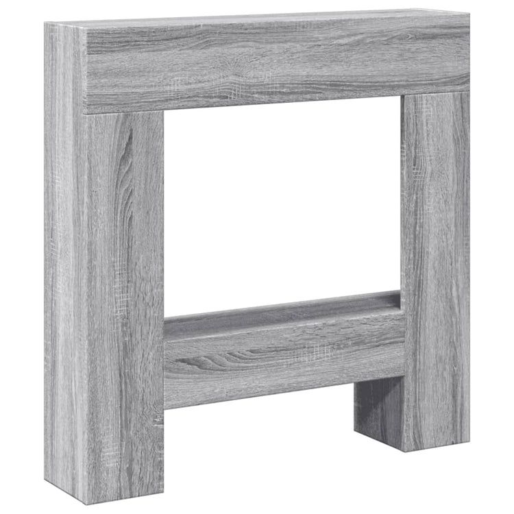 Vidaxl Hairstop 81x18x82 cm Couleur de chêne sonoma en bois de bois de bois de bois de bois sonoma
