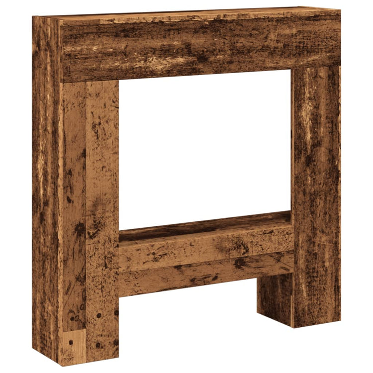 Habillage de cheminée Vidaxx 81x18x82 cm bois traité, couleur bois ancien