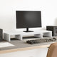 Vidaxl Monitor standard réglable 80x24x10,5 cm Bois de bois transformé
