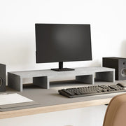 Vidaxl Monitor standard réglable 80x24x10,5 cm Prix de béton en bois - afbeelding 1