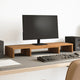 Vidaxx support pour moniteur réglable 80x24x10,5cm bois chêne artisanal
