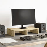 Vidaxl Monitor Standard 50x27x10 cm Processus de bois de bois de chêne sonoma -colore - afbeelding 1